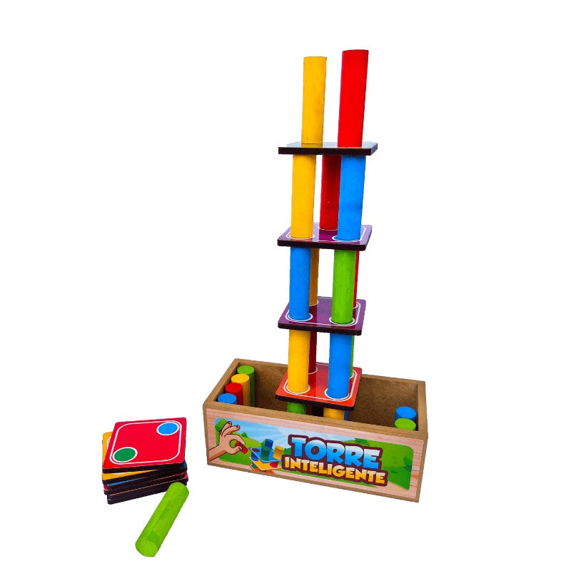 Jogo Educativo Brinquedo Torre Inteligente