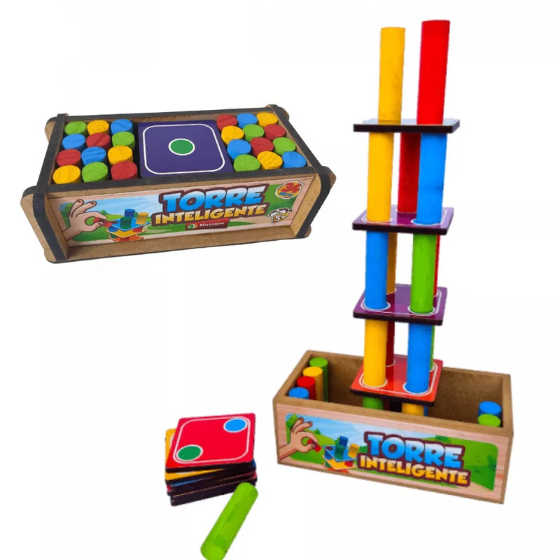 Jogo Educativo Brinquedo Torre Inteligente