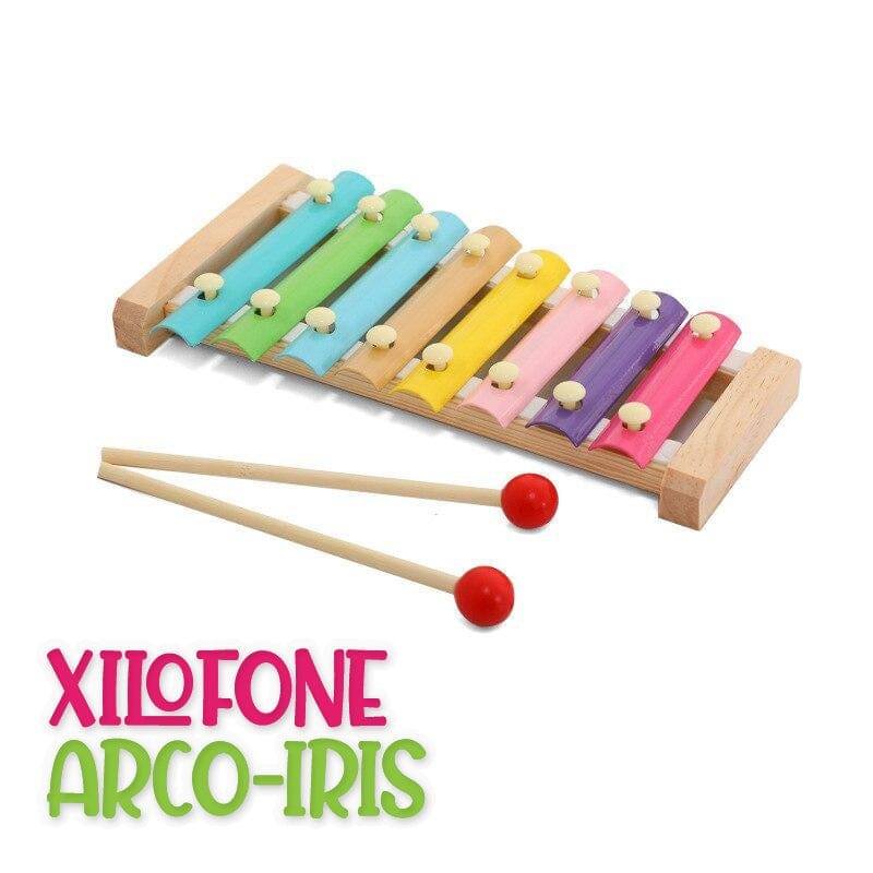 Xilofone Infantil Pedagógico Arco-Iris